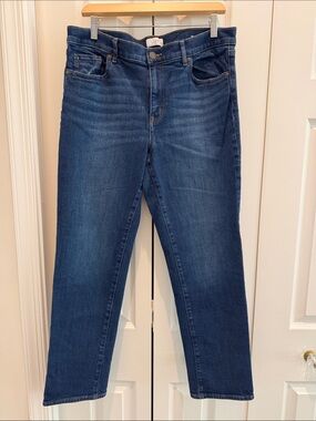 LOFT Dark Indigo Straight Leg Jeans